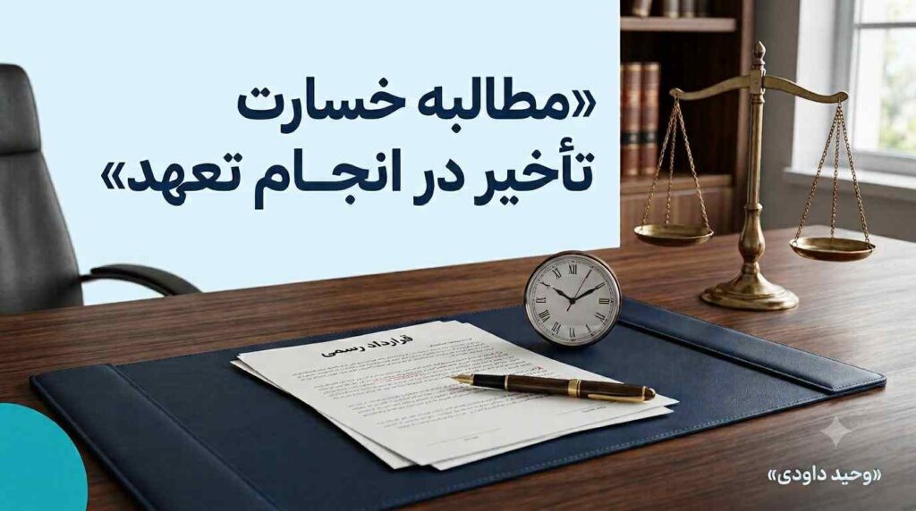 مطالبه خسارت تأخیر در انجام تعهد و شرایط قانونی آن