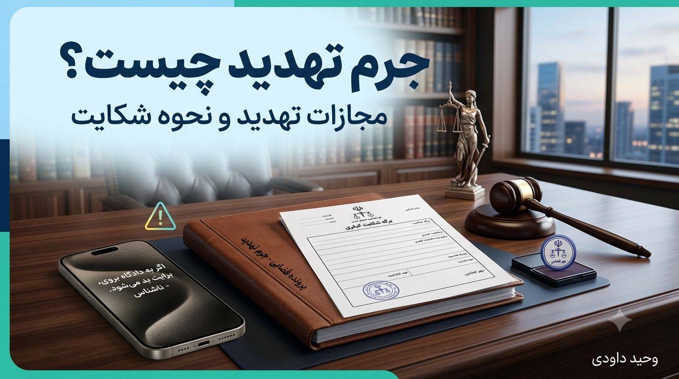 : جرم تهدید و مجازات تهدید در قانون