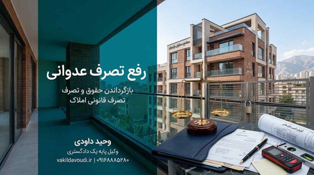 رفع تصرف عدوانی و بازگرداندن تصرف ملک