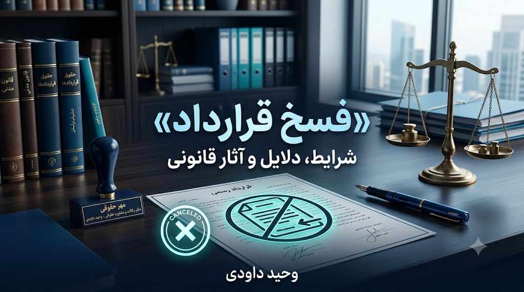 فسخ قرارداد و شرایط قانونی آن