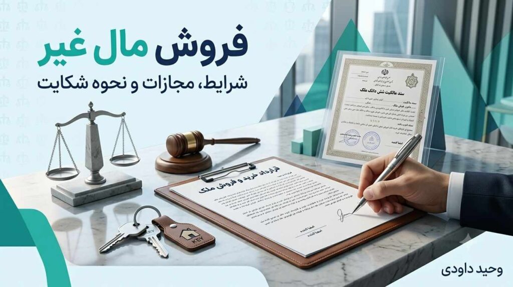 فروش مال غیر و شرایط تحقق جرم
