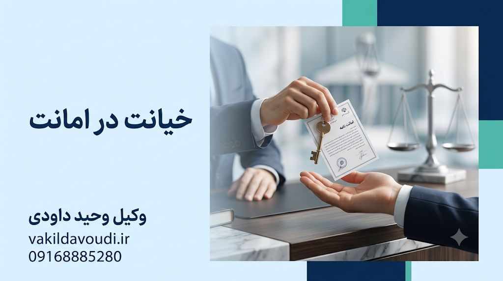 خیانت در امانت و شرایط طرح شکایت کیفری