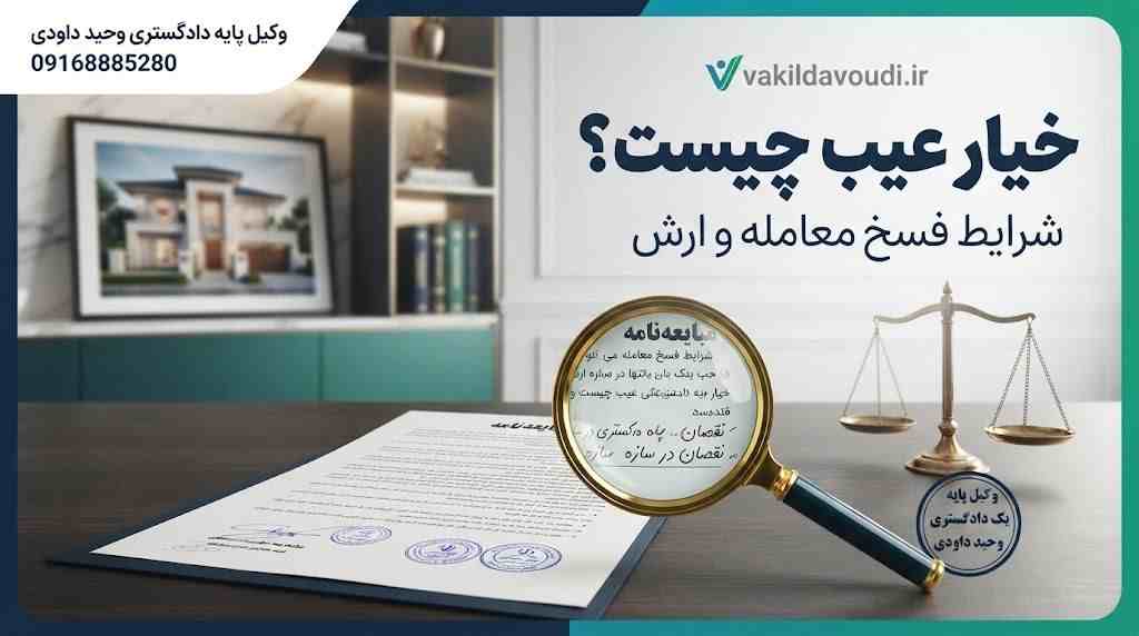 خیار عیب چیست و شرایط فسخ معامله
