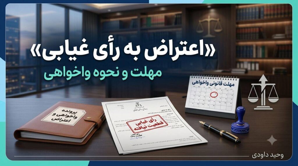 اعتراض به رأی غیابی و نحوه واخواهی