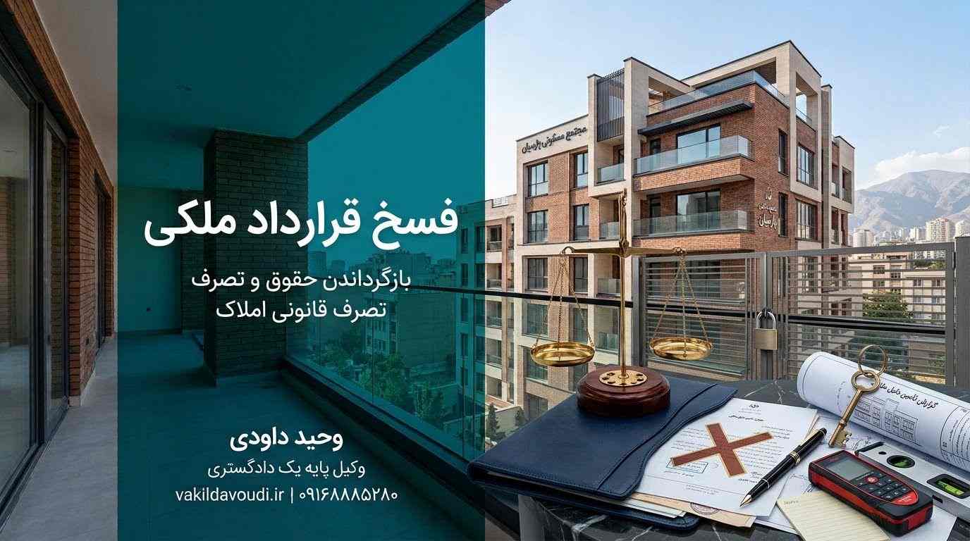 فسخ قرارداد ملکی به علت تخلف از شرط
