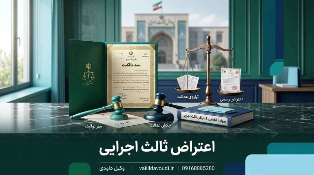 اعتراض ثالث اجرایی به توقیف مال شخص ثالث